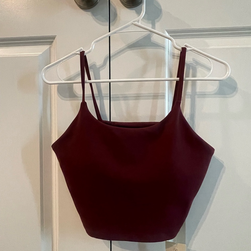 NWT Burgundy Women's Workout Top